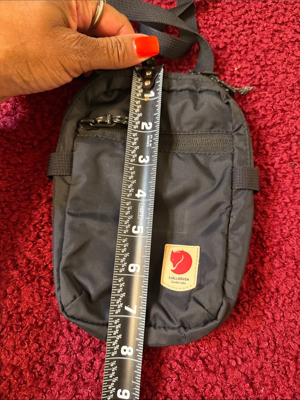 FJALL RAVEN Black Small Crossbody bag purse - Picture 7 of 10